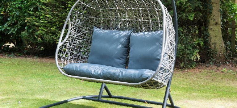 Egg Chair - Garden Swing for Two - 2 Seat Garden Swing