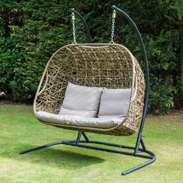 Egg Chair - Garden Swing for Two - 2 Seat Garden Swing